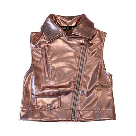 Vestje Kahawa Metalic Pink