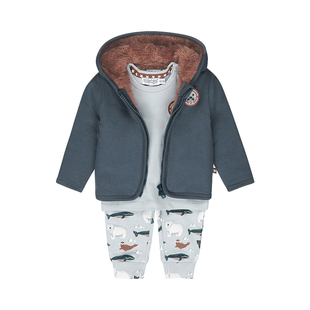 Set vest, broek + longsleeve Q52554-31